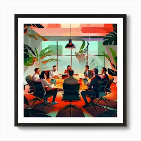 Meeting Room Art Print