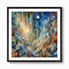 'Darkness And Light' Art Print