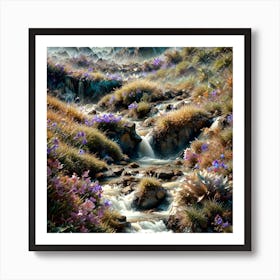 Mountain Stream Art Print