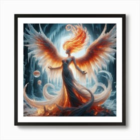 Fire Angel Art Print