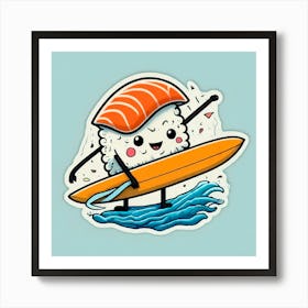 Sushi Sticker 1 Art Print