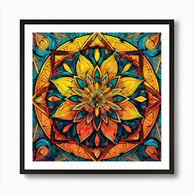 Intricate Geometric Pattern 2 Art Print