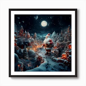 Santa'S Village 1 Art Print