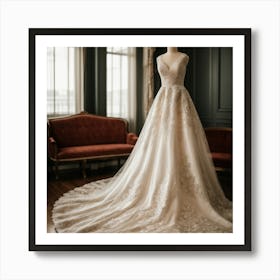 Wedding Dress Art Print