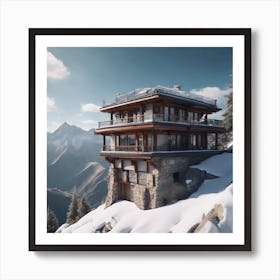 Swiss Chalet Art Print