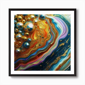 Bubbles 3 Art Print