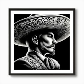 Mexican man 1 Art Print