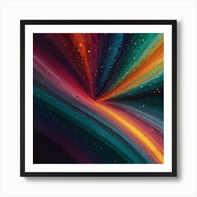 Living color art Art Print