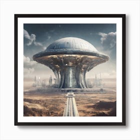 Alien City 2 Art Print