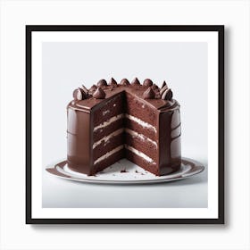 Chocolate Cake 1 Art Print