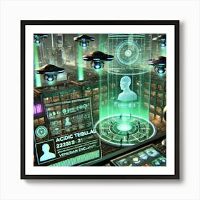 Surveillance Systems Population Monitoring Art Print