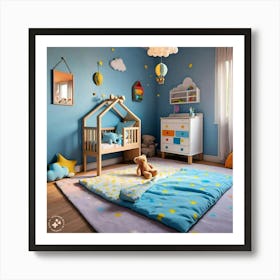 Child'S Bedroom 2 Art Print