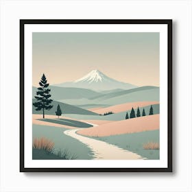 Mt Fuji Art Print