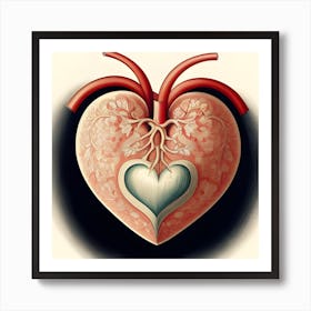 Premium heart Art Print