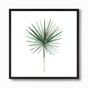 Simple Palm Leaf2 Art Print