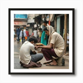 Street Children Art Print