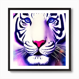 White Tiger 2 Art Print