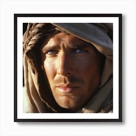 Close Up Shot Of Harrison Ford 8k Art Print