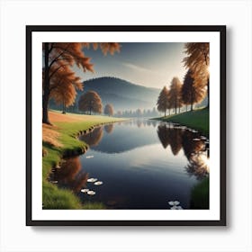 Autumn Landscape 17 Art Print