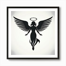 Angel With Wings Art Print