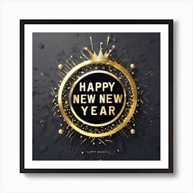 Happy New Year 51 Art Print