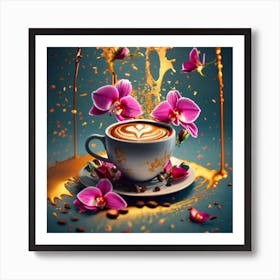 Coffee Splash Art Print