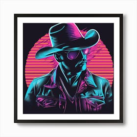 Cowboy 14 Art Print