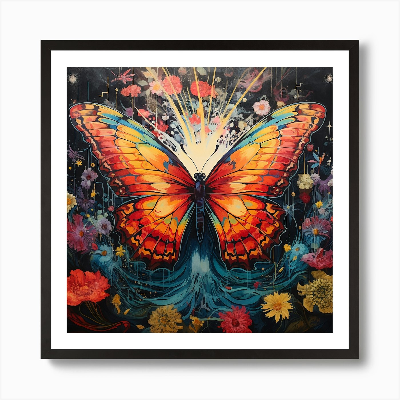 Butterfly 3 Art Print by Bella Luna - Fy