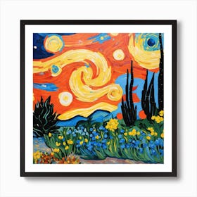 Starry Night 57 Art Print