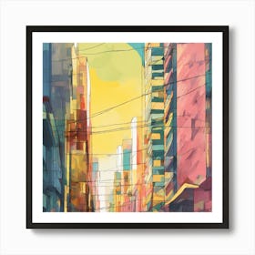 Cityscape 1 Art Print