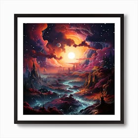 Landscape Of The Stars Art Print