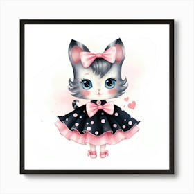 Kitty Cat Art Print