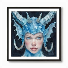 Blue Demon Art Print