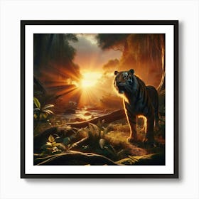 Jungle Tiger Art Print