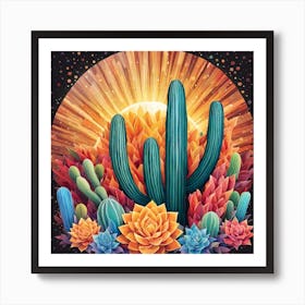 Cactus 78 Art Print