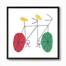 Bike 10 Square Affiche