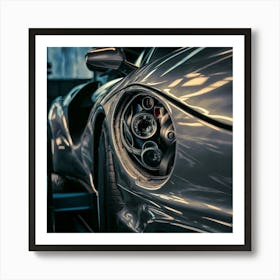 Close Up Of A Sports Car Art Print