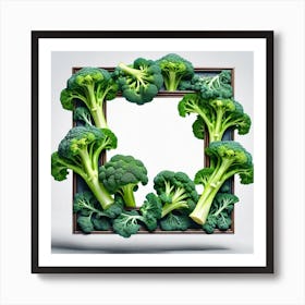 Frame Of Broccoli 3 Art Print