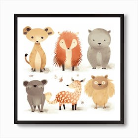 Wild Animals Art Print