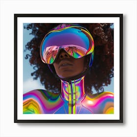 Rainbow Woman Art Print