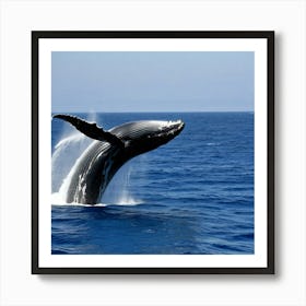 Humpback Whale 10 Art Print
