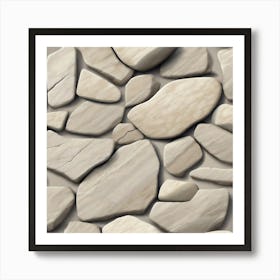 Stone Wall 64 Art Print