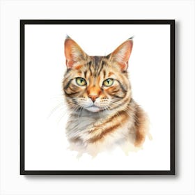 Chinese Li Hua Cat Portrait 3 Art Print