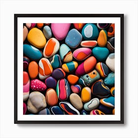 Colorful Rocks Art Print