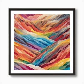 'Colors Of The Desert' Art Print