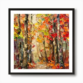 Autumn Forest 12 Art Print