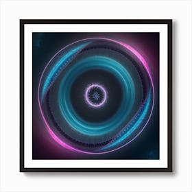 Abstract Circle - Abstract Stock Videos & Royalty-Free Footage Art Print