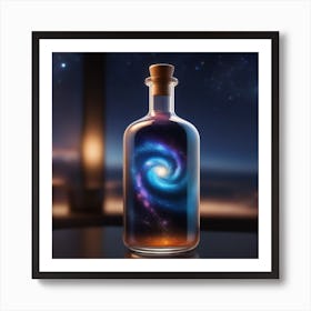 Galaxy In A Bottle 2 Art Print