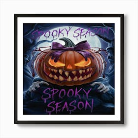 halloween pumpkin 1 Art Print