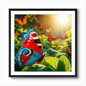 Butterfly - Butterfly Stock Videos & Royalty-Free Footage 18 Art Print